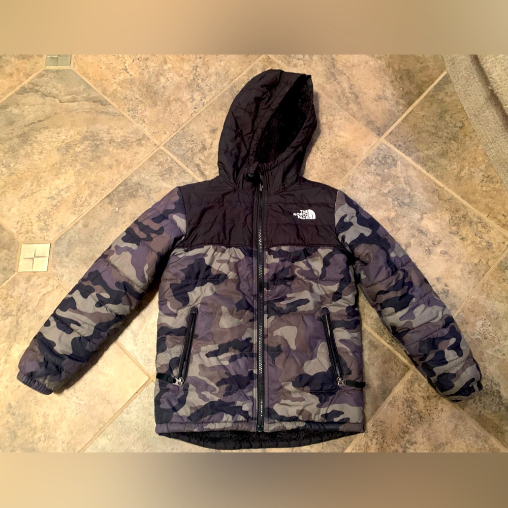 The North Face reversible nylon/fleece winter jacket with hood